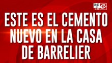 Este es el cemento nuevo en la casa de Barrelier