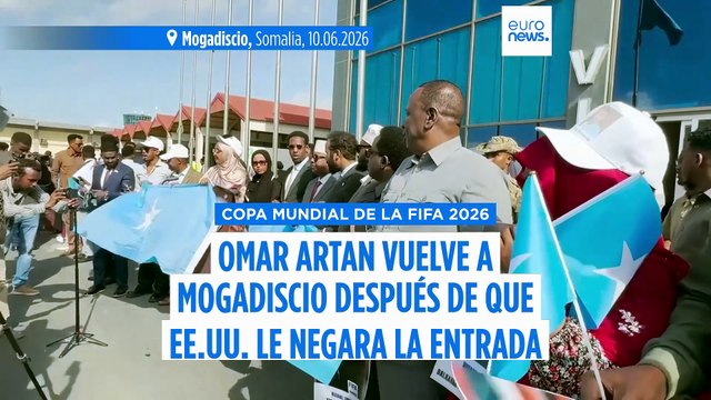 El árbitro somalí del Mundial regresa a casa después de que EE.UU. le negara la entrada