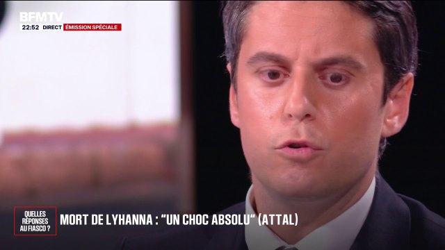 Mort de Lyhanna: C'est une faillite totale , déplore Gabriel Attal