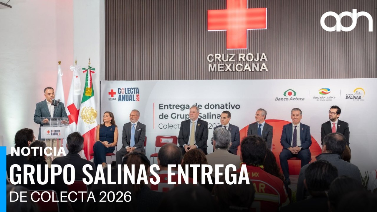 Grupo Salinas entrega donativo a la Cruz Roja Mexicana y reafirma su compromiso con México