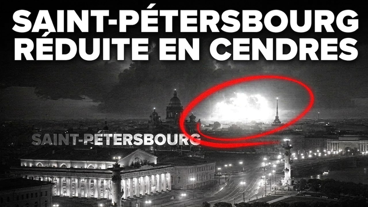 L’Ukraine déclenche une boule de feu géante à Saint-Pétersbourg, visible depuis l’espace