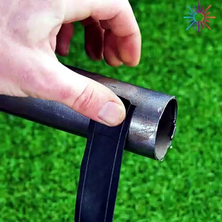 Strong tie only using thread! 💯