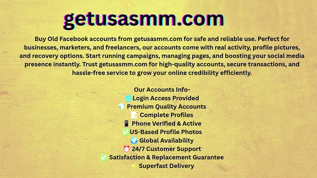 Buy Old Facebook Accounts with Marketplace​: How & ...