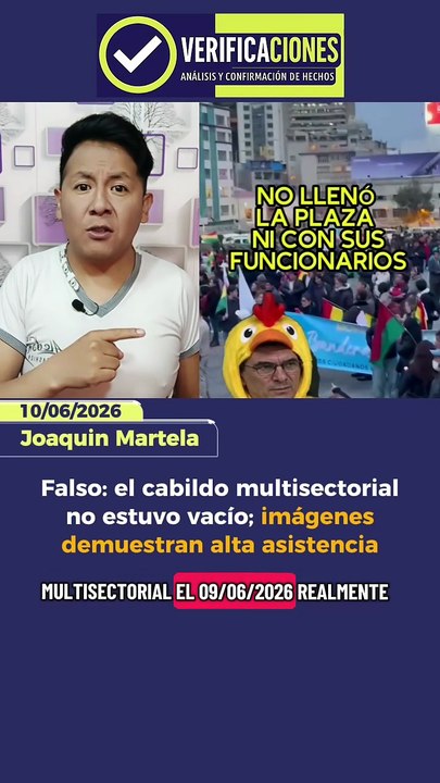 Falso: El cabildo multisectorial no estuvo vacío; fotos demuestran alta asistencia