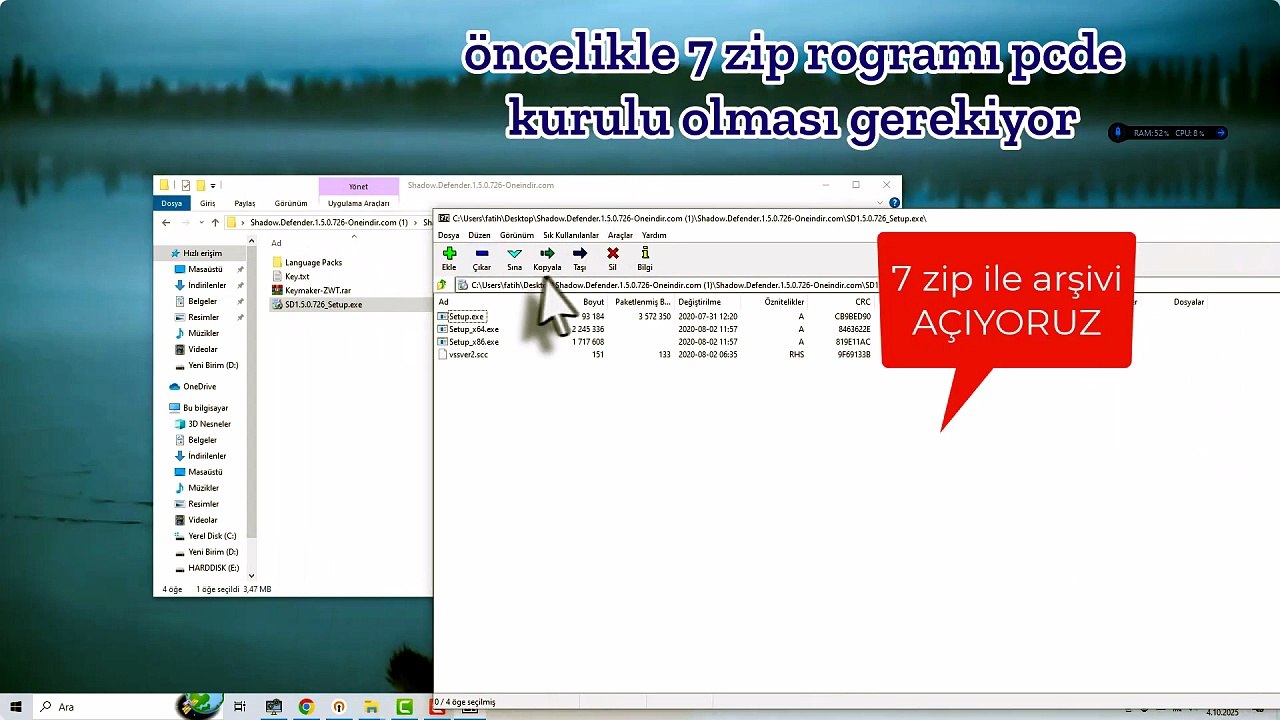 Win 10 11 Shadow Defender Kurulamama Sorunu Çözümü