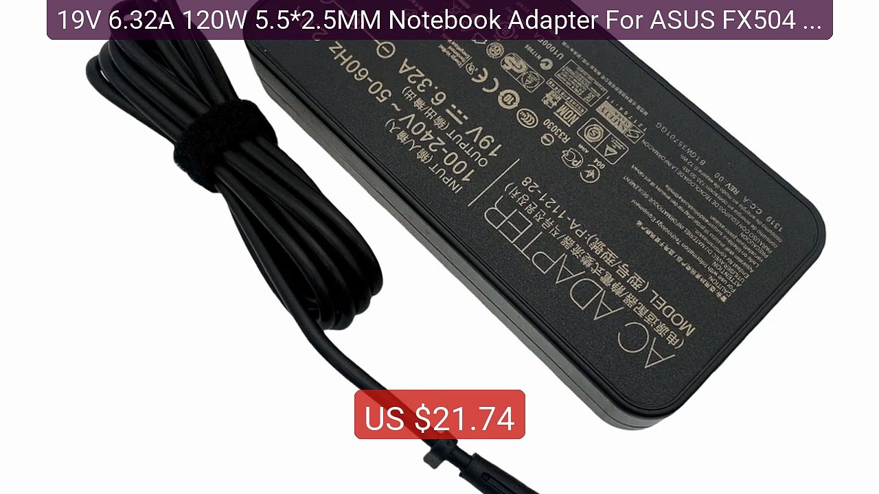 19V 6.32A 120W 5.5*2.5MM Notebook Adapter For ASUS FX504 UX510UW N5... -- Top Rated 2026 | Buy Now!