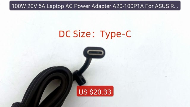 100W 20V 5A Laptop AC Power Adapter A20-100P1A For ASUS ROG... Top Pick 2026 | Unbeatable Price!
