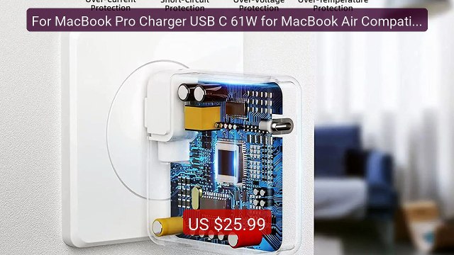 For MacBook Pro Charger USB C 61W for MacBook Air Compatibl... Top Pick 2026 | Unbeatable Price!
