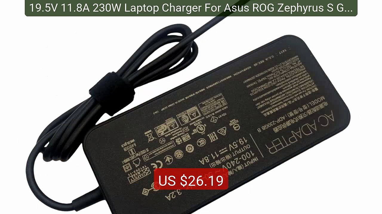19.5V 11.8A 230W Laptop Charger For Asus ROG Zephyrus S GX701G... -- Best Buy 2026 | Great Quality!