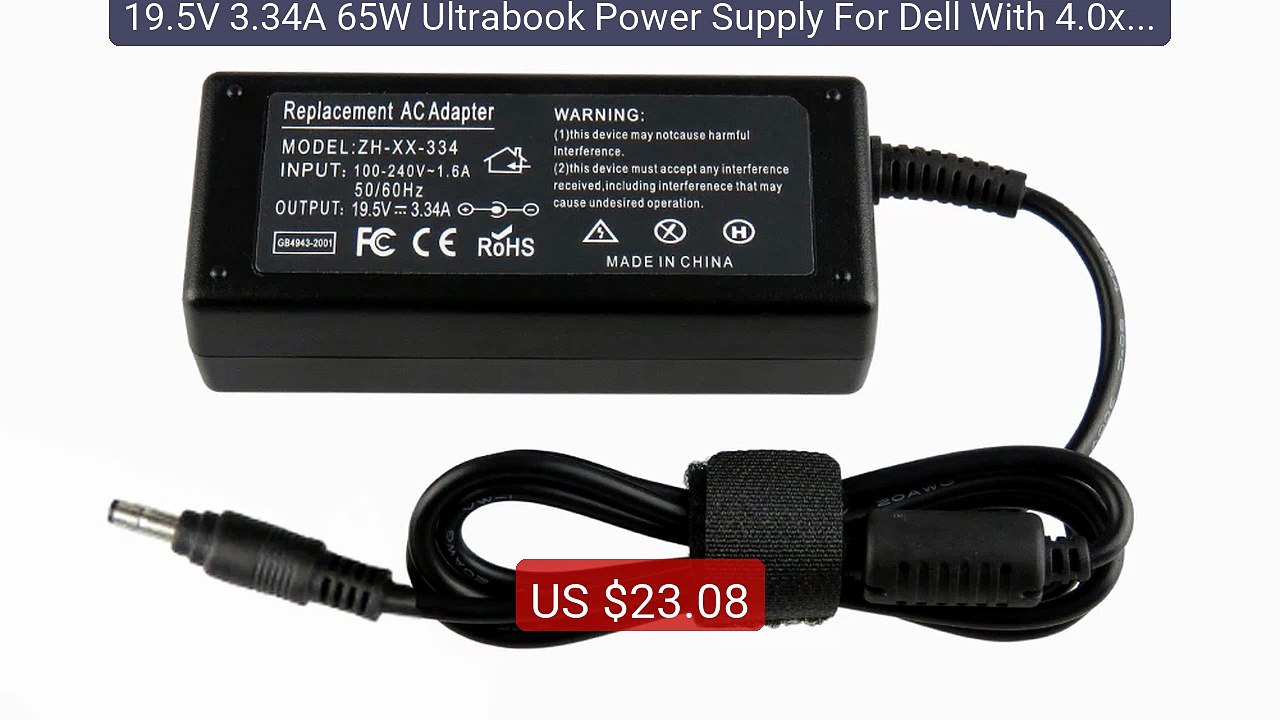 19.5V 3.34A 65W Ultrabook Power Supply For Dell With 4.0x1.7mm... -- Hot Deal 2026 | Limited Offer!