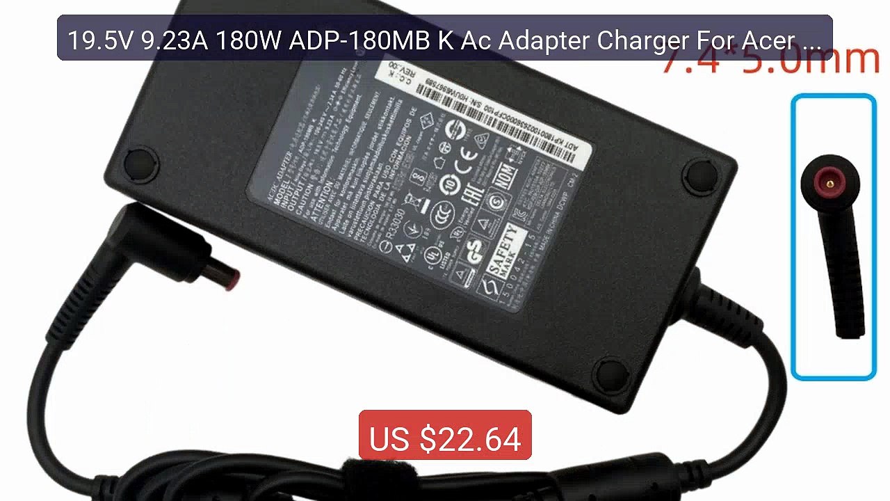 19.5V 9.23A 180W ADP-180MB K Ac Adapter Charger For Acer Predator 1... -- Top Rated 2026 | Buy Now!