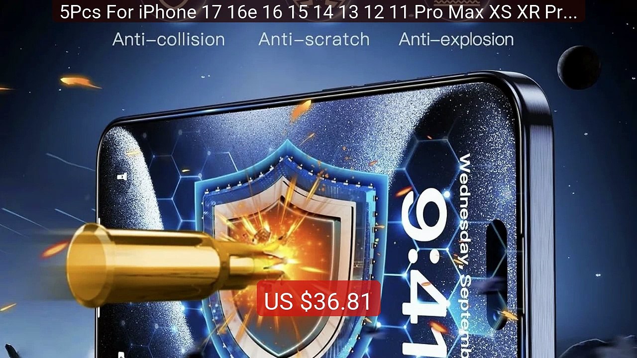 5Pcs For iPhone 17 16e 16 15 14 13 12 11 Pro Max XS XR Priv... -- Top Pick 2026 | Unbeatable Price!