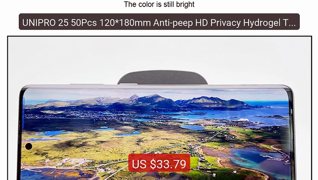 UNIPRO 25 50Pcs 120*180mm Anti-peep HD Privacy Hydrogel TPU Fi... -- Best Buy 2026 | Great Quality!