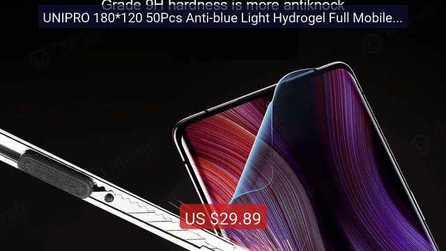 UNIPRO 180*120 50Pcs Anti-blue Light Hydrogel Full Mobile Phon... Hot Deal 2026 | Limited Offer!