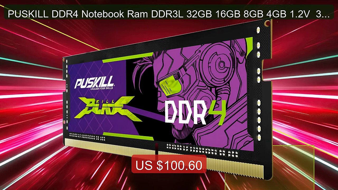 PUSKILL DDR4 Notebook Ram DDR3L 32GB 16GB 8GB 4GB 1.2V  3200MH... -- Hot Deal 2026 | Limited Offer!