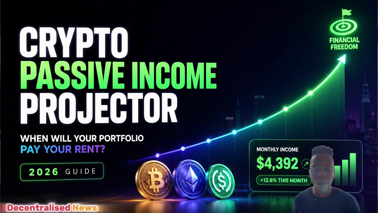 Crypto Passive Income Projector 2026- How Long Until Your Portfolio Pays Your Rent