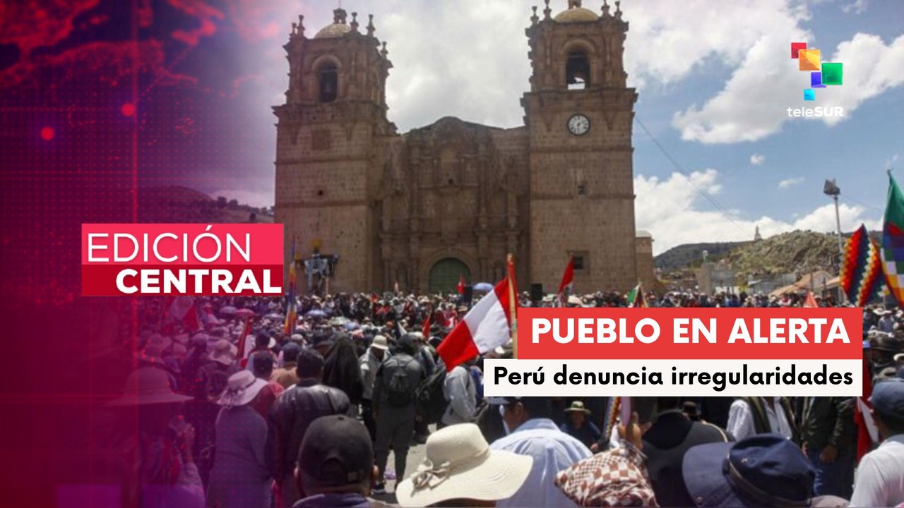 Pobladores de Puno protestan ante posible fraude electoral