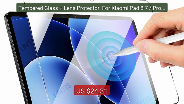 Tempered Glass + Lens Protector For Xiaomi Pad 8 7 / Pro Ant... Amazing Value 2026 | Must Have!