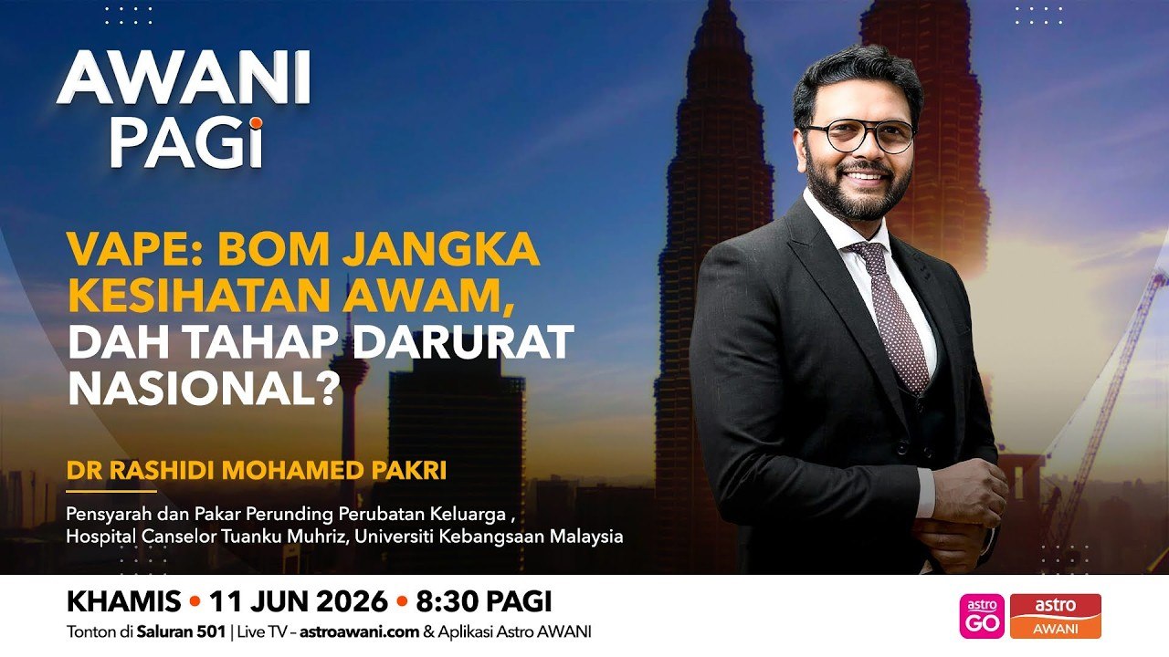 AWANI Pagi | Vape: Bom jangka kesihatan awam, dah tahap darurat nasional?