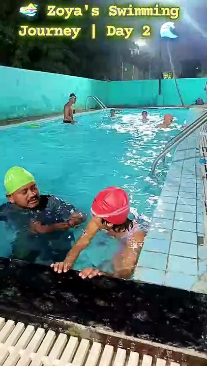 🏊‍♀️ Zoya Swimming Journey-Day 2 | Body Floating Practice 🌊