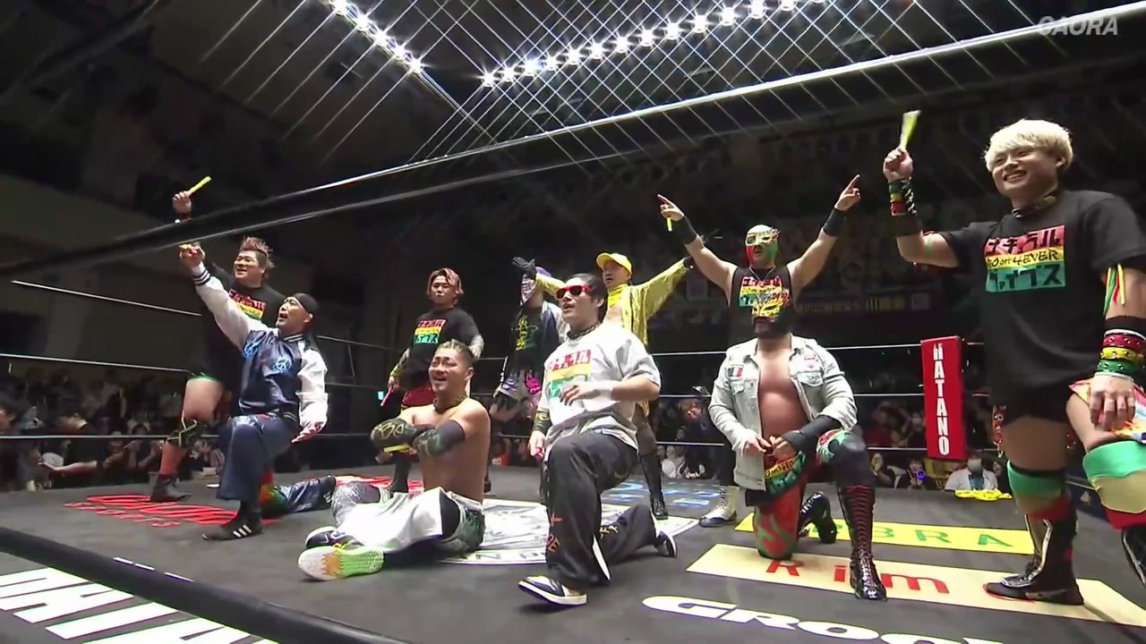 Kzy, Genki Horiguchi, Susumu Yokosuka, Punch Tominaga, JACKY "FUNKY" KAMEI vs. Strong Machine J, Flamita, U-T, GuC, @KEY (DRAGONGATE 2026.06.05)