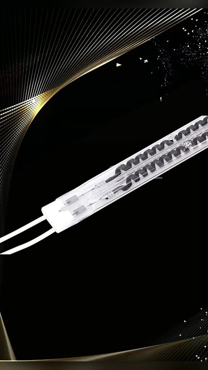 Type B Twin tubes carbon fiber heating lamps ir emitters 1200mm 2500w infrared heat lamp