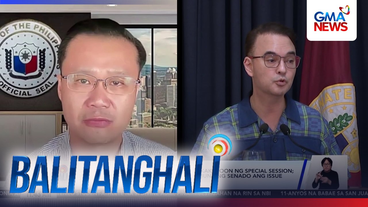Sen. Gatchalian - Notice of pre-trial conference, naipadala na sa prosekusyon at depensa; impeachment rules, inamyendahan para sa paghalal ng presiding officer | Balitanghali