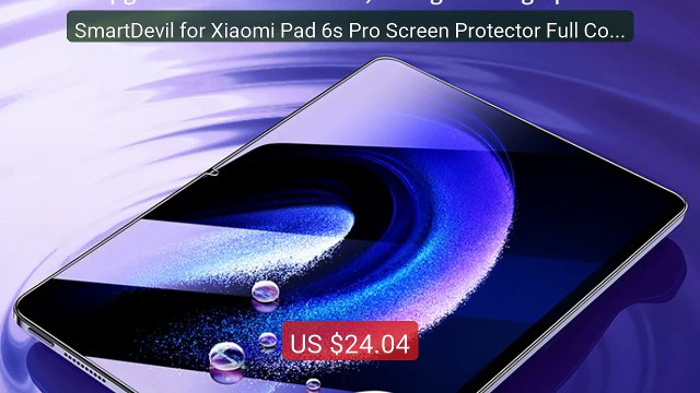 SmartDevil for Xiaomi Pad 6s Pro Screen Protector Full Cover ... Amazing Value 2026 | Must Have!