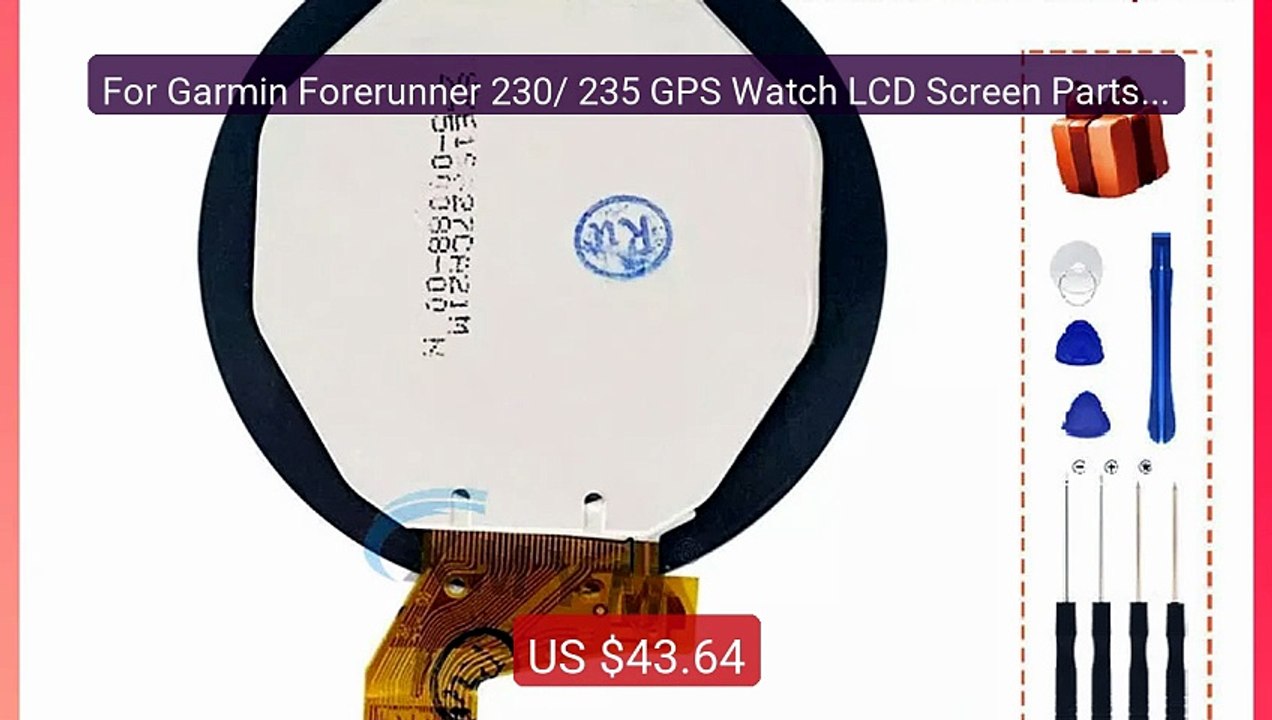 For Garmin Forerunner 230/ 235 GPS Watch LCD Screen Parts Repl... -- Hot Deal 2026 | Limited Offer!
