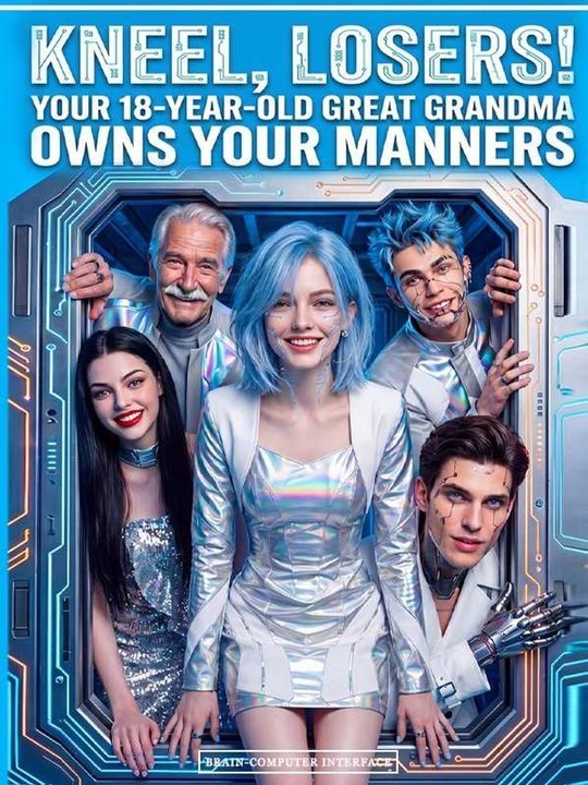 Kneel, Losers! Your 18 Year-Old Greatgrandma Owns Your Manners - Full HD #NS