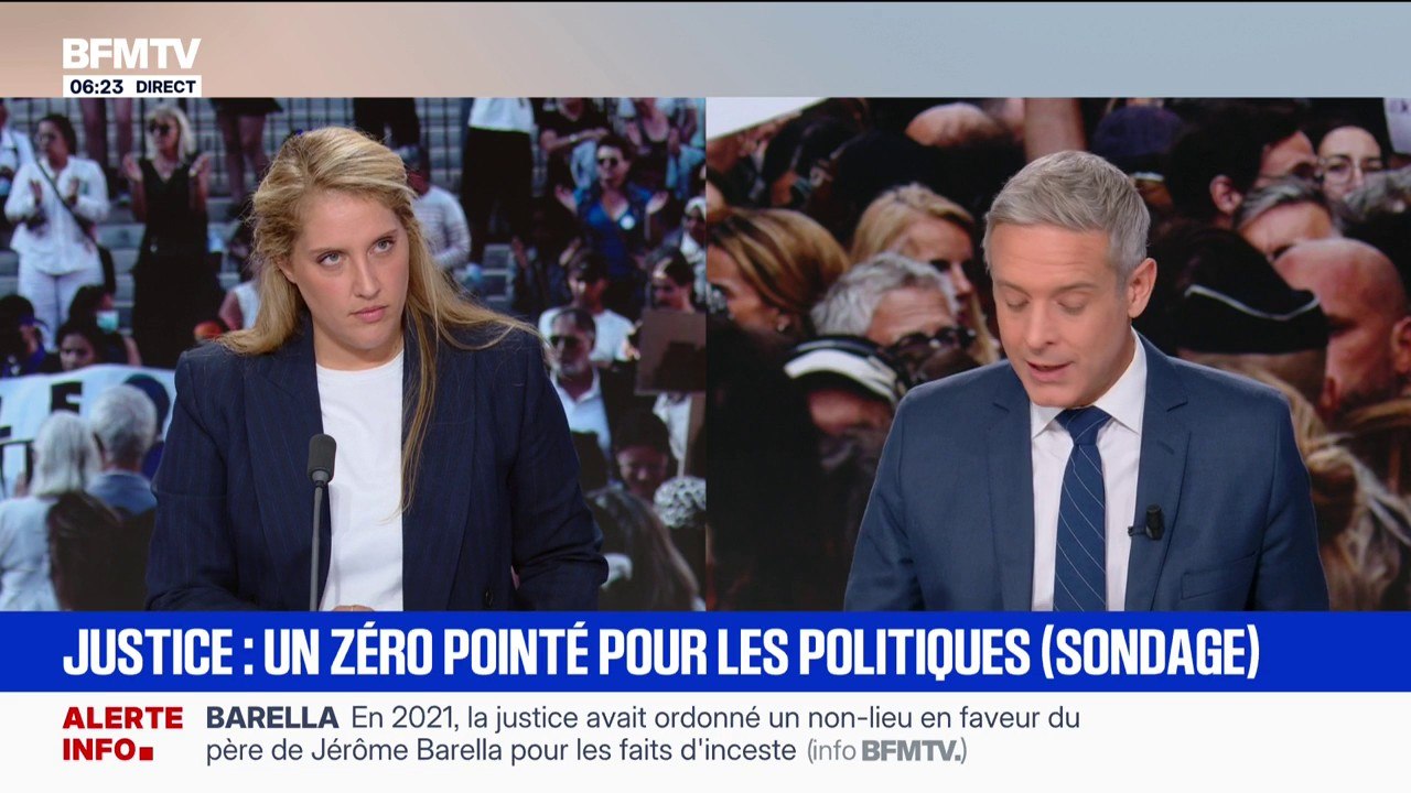 65% des Français n'ont pas confiance en la justice, d'après un sondage Elabe pour BFMTV
