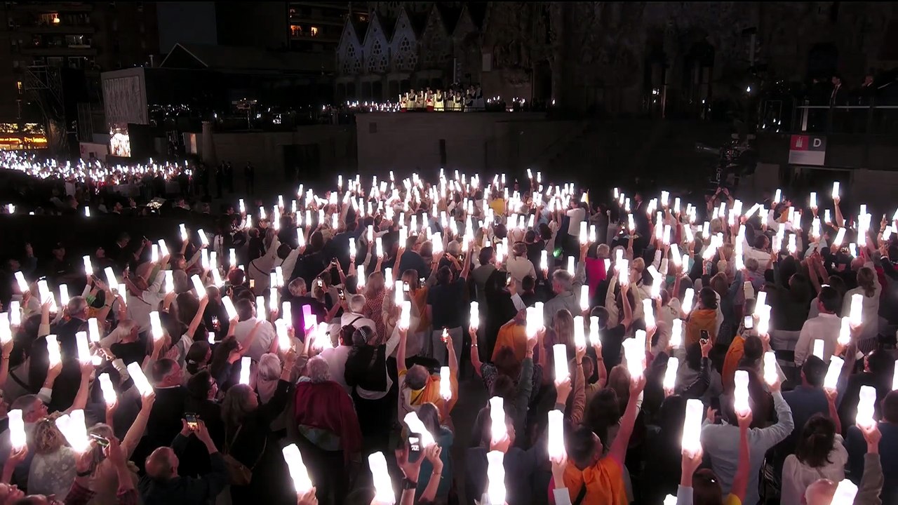 Así fue el homenaje a Gaudí en la Sagrada Familia