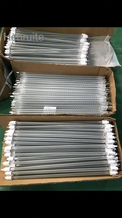 Frosted 2000w Carbon Fiber Quartz Infrared Heat Lamp For Infrared Tube Heater