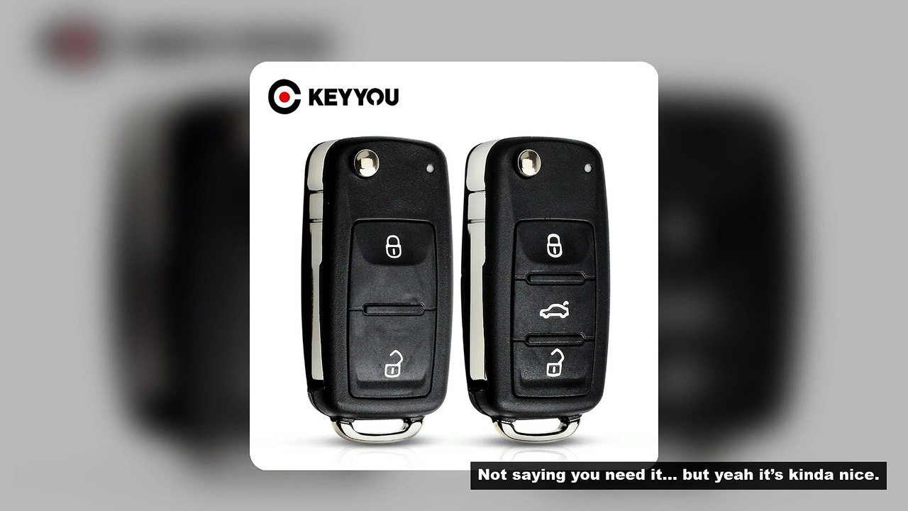 KEYYOU 2/3 Buttons Car Flip Folding Remote Key Shell For VW Volkswagen Golf Sagitar Polo MK6 Eos Jet