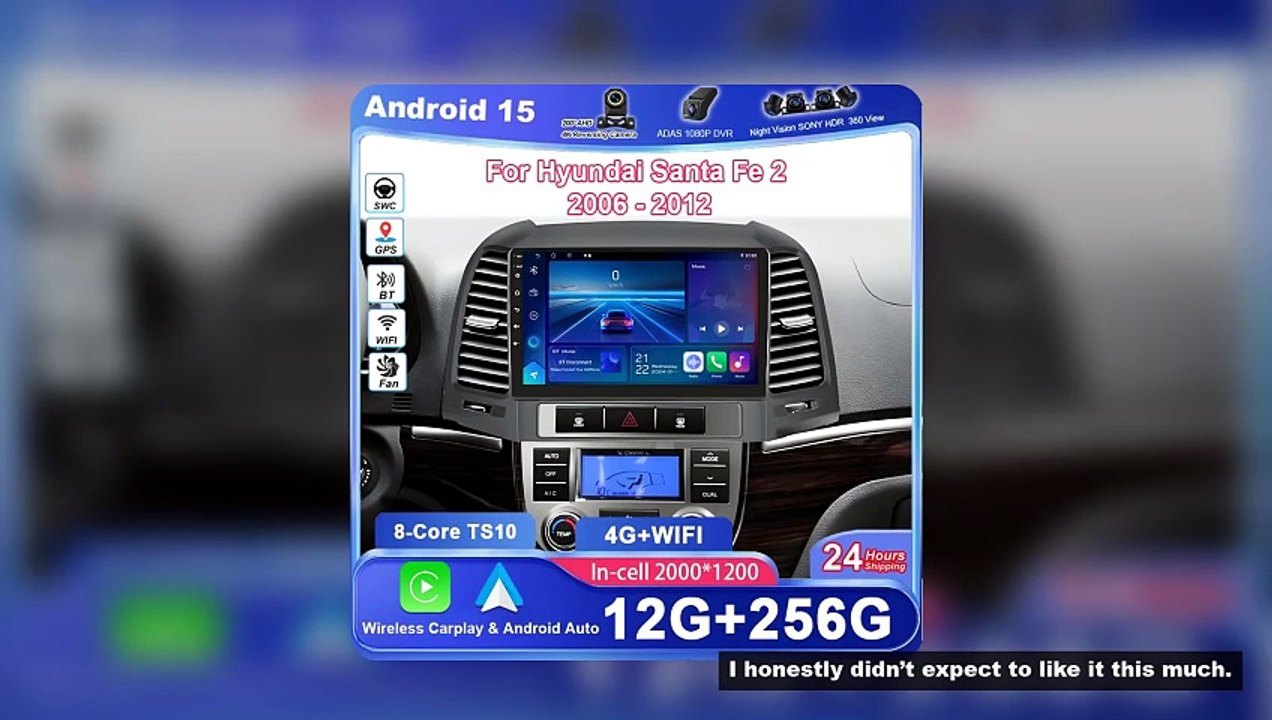 Android 15 For Hyundai Santa Fe 2 2006 - 2012 Auto Radio Stereo Multimidia Player GPS Navigation Car