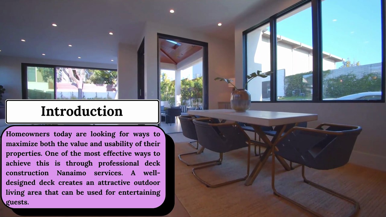 How Deck Construction Nanaimo Can Increase Your Home's Value and Functionality