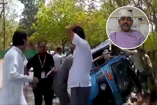 सड़क हादसे का शिकार हुए विधायक विपिन जैन, अस्पताल से वीडियो जारी कर बताया सेहत का हाल