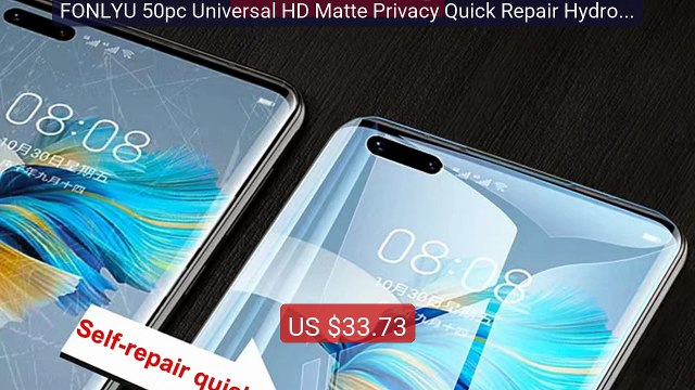 FONLYU 50pc Universal HD Matte Privacy Quick Repair Hydrogel S... Hot Deal 2026 | Limited Offer!