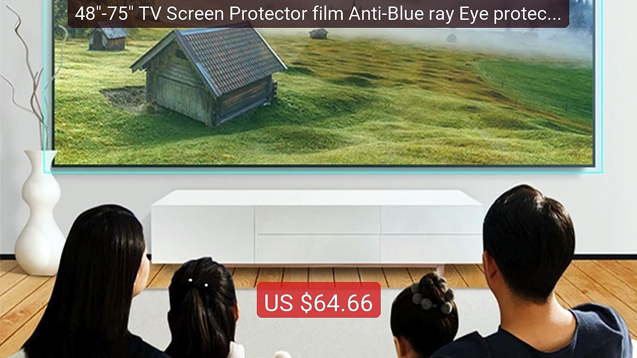 48"-75" TV Screen Protector film Anti-Blue ray Eye protection... -- Amazing Value 2026 | Must Have!