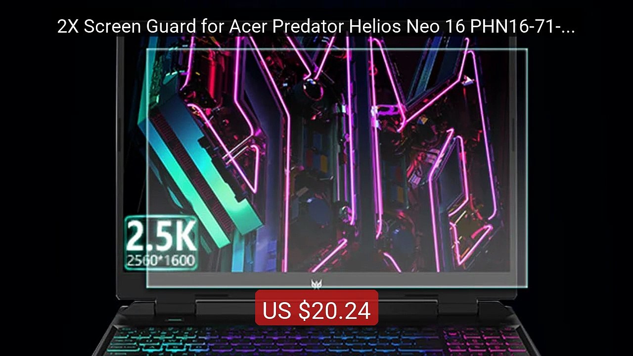 2X Screen Guard for Acer Predator Helios Neo 16 PHN16-71-50JG ... -- Best Buy 2026 | Great Quality!