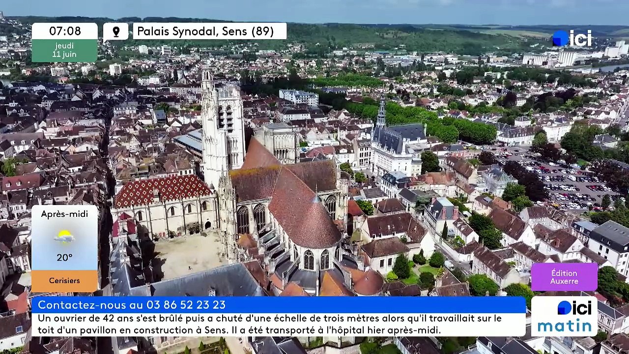 11/06/2026 - ici matin par ici Auxerre en vidéo