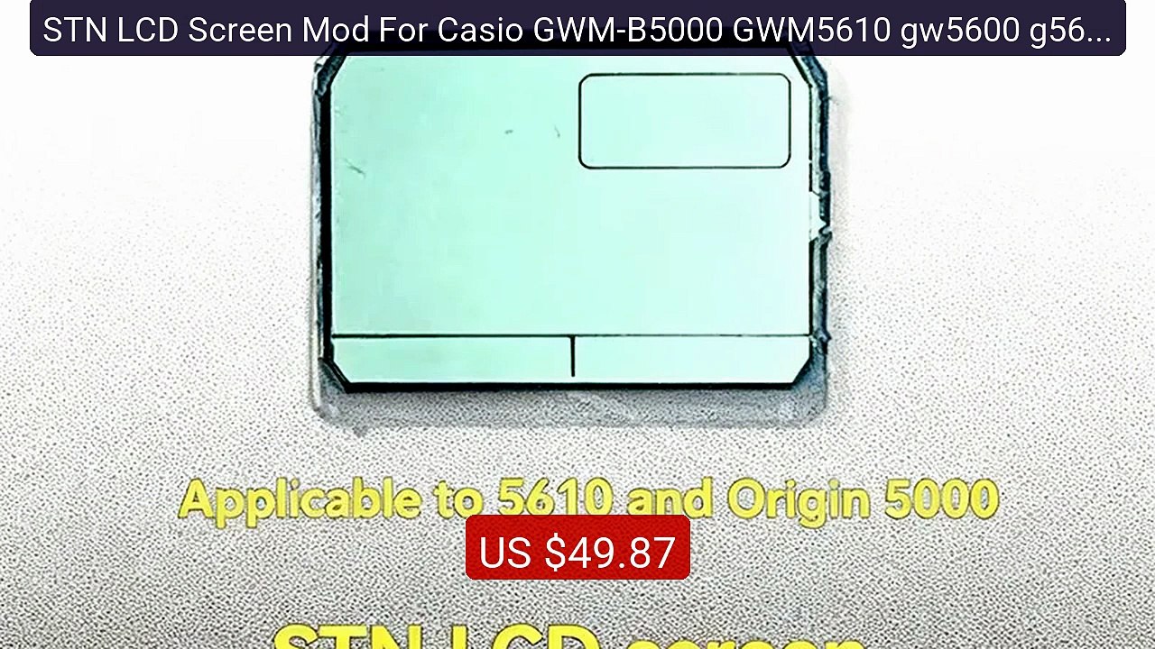 STN LCD Screen Mod For Casio GWM-B5000 GWM5610 gw5600 g5600... -- Top Pick 2026 | Unbeatable Price!