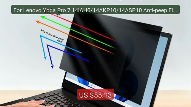 For Lenovo Yoga Pro 7 14IAH0/14AKP10/14ASP10 Anti-peep Film P... Amazing Value 2026 | Must Have!