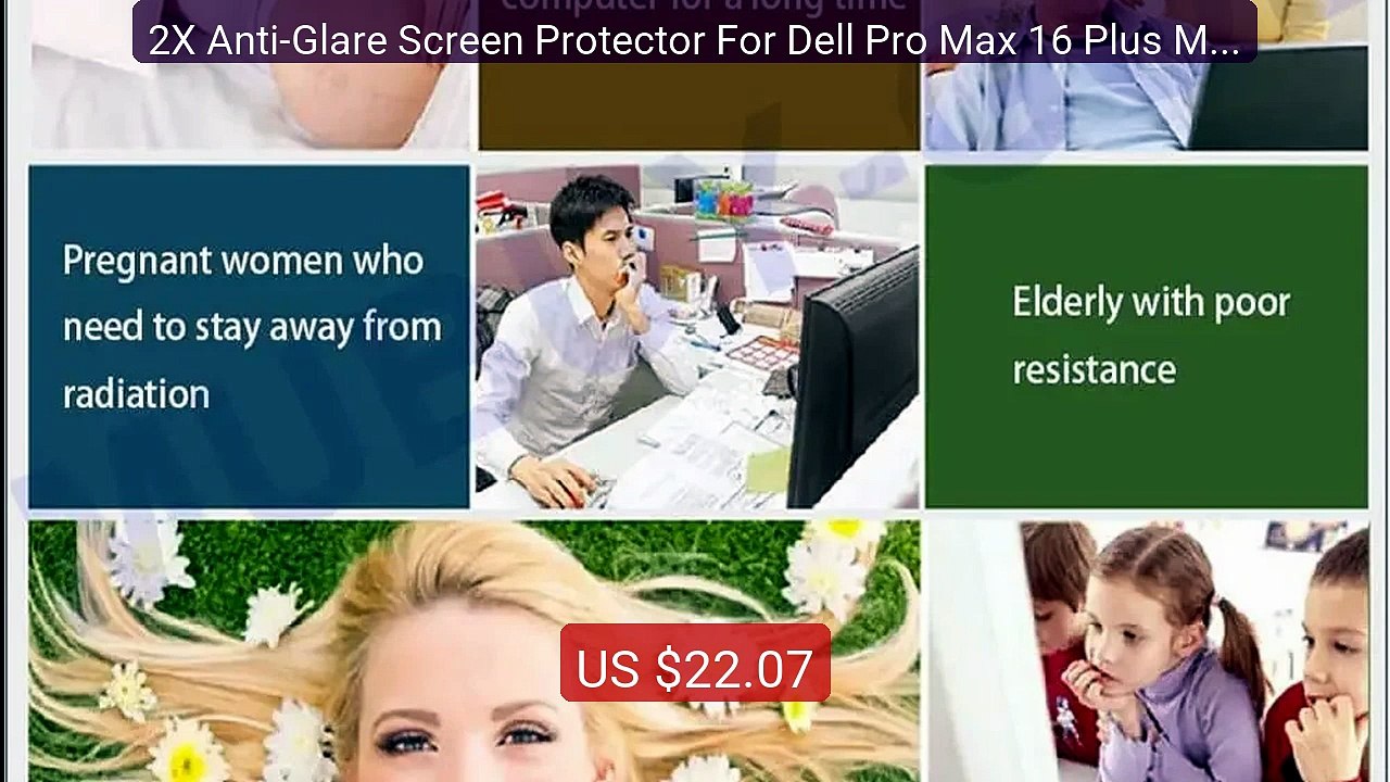 2X Anti-Glare Screen Protector For Dell Pro Max...