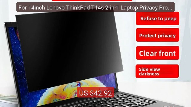 For 14inch Lenovo ThinkPad T14s 2-in-1 Laptop Privacy Protect... Amazing Value 2026 | Must Have!