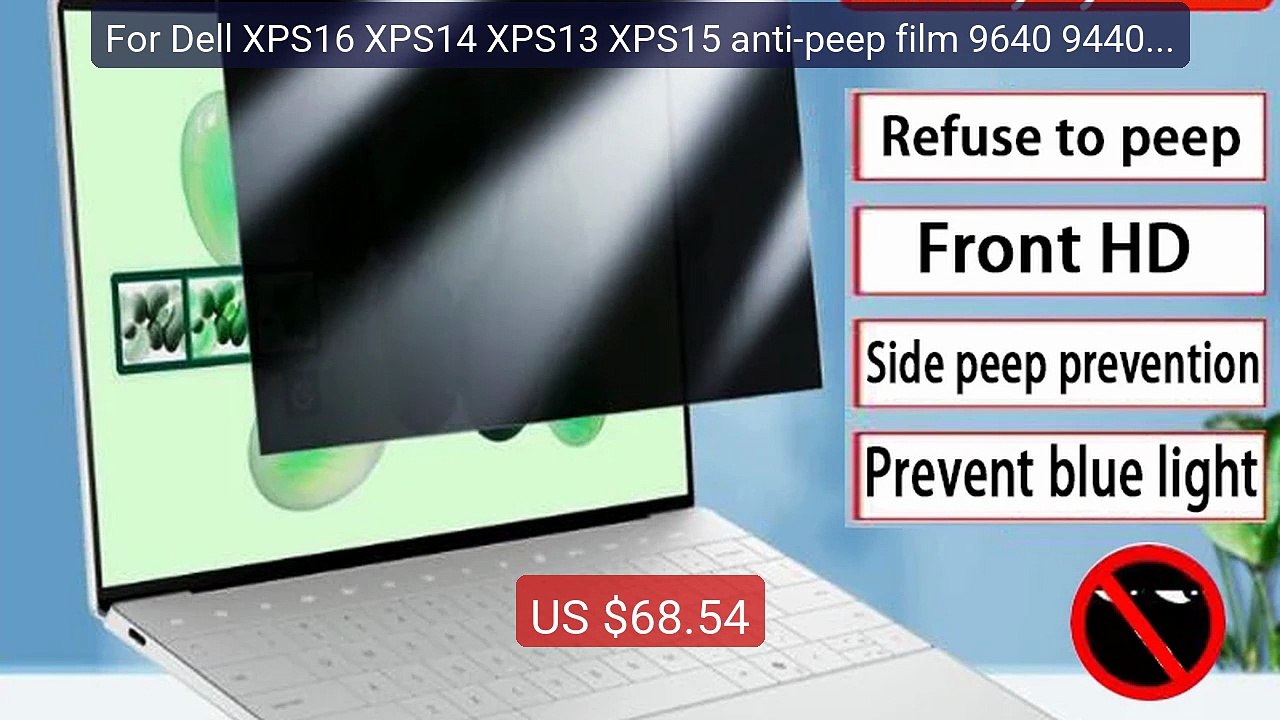 For Dell XPS16 XPS14 XPS13 XPS15 anti-peep film 9640 9440 computer... -- Best Deal 2026 | Shop Now!