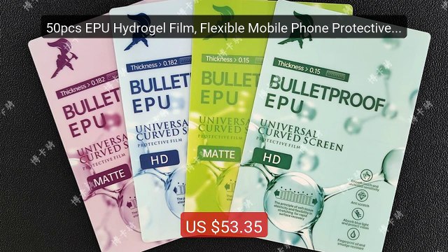 50pcs EPU Hydrogel Film, Flexible Mobile Phone Protective Film For... Best Deal 2026 | Shop Now!