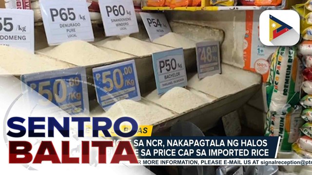 Ilang palengke sa Metro Manila, nakapagtala ng halos 100% compliance sa price cap sa imported rice | ulat ni Elijah Canlas