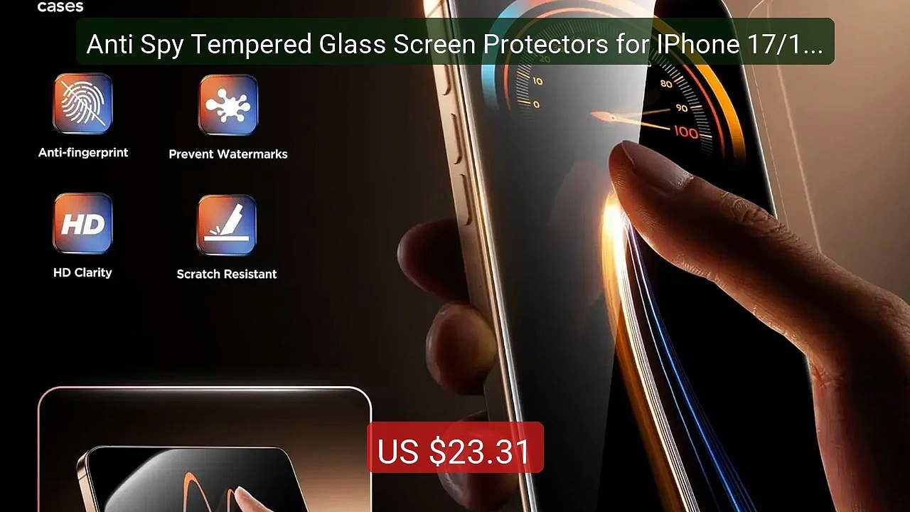 Anti Spy Tempered Glass Screen Protectors for IPhone 17/17 Air/17 ... -- Best Deal 2026 | Shop Now!