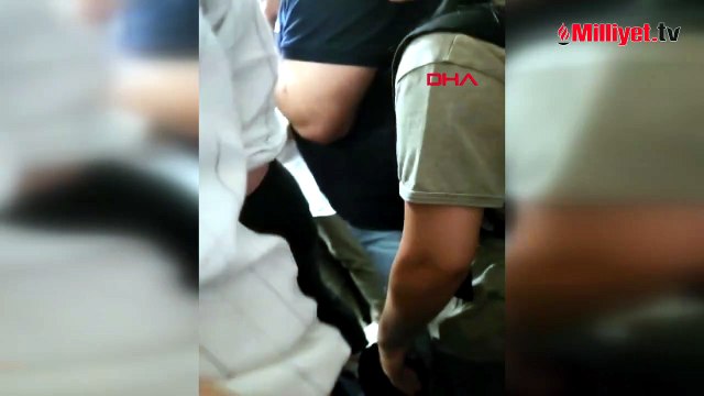 İstanbul'da tramvayda taciz iddiası! Yolcular şüpheliyi darbetti